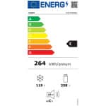 CANDY CCE7T620EX Ψυγειοκαταψύκτης 377lt NoFrost Υ200xΠ59.5xΒ65.8εκ Ε Inox ΕΩΣ 12 ΔΟΣΕΙΣ - Image 2