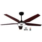 TELEMAX CES565SL Ανεμιστήρας Οροφής με WI-Fi και Τηλεχειριστήριο 56” ΕΩΣ 12 ΔΟΣΕΙΣ