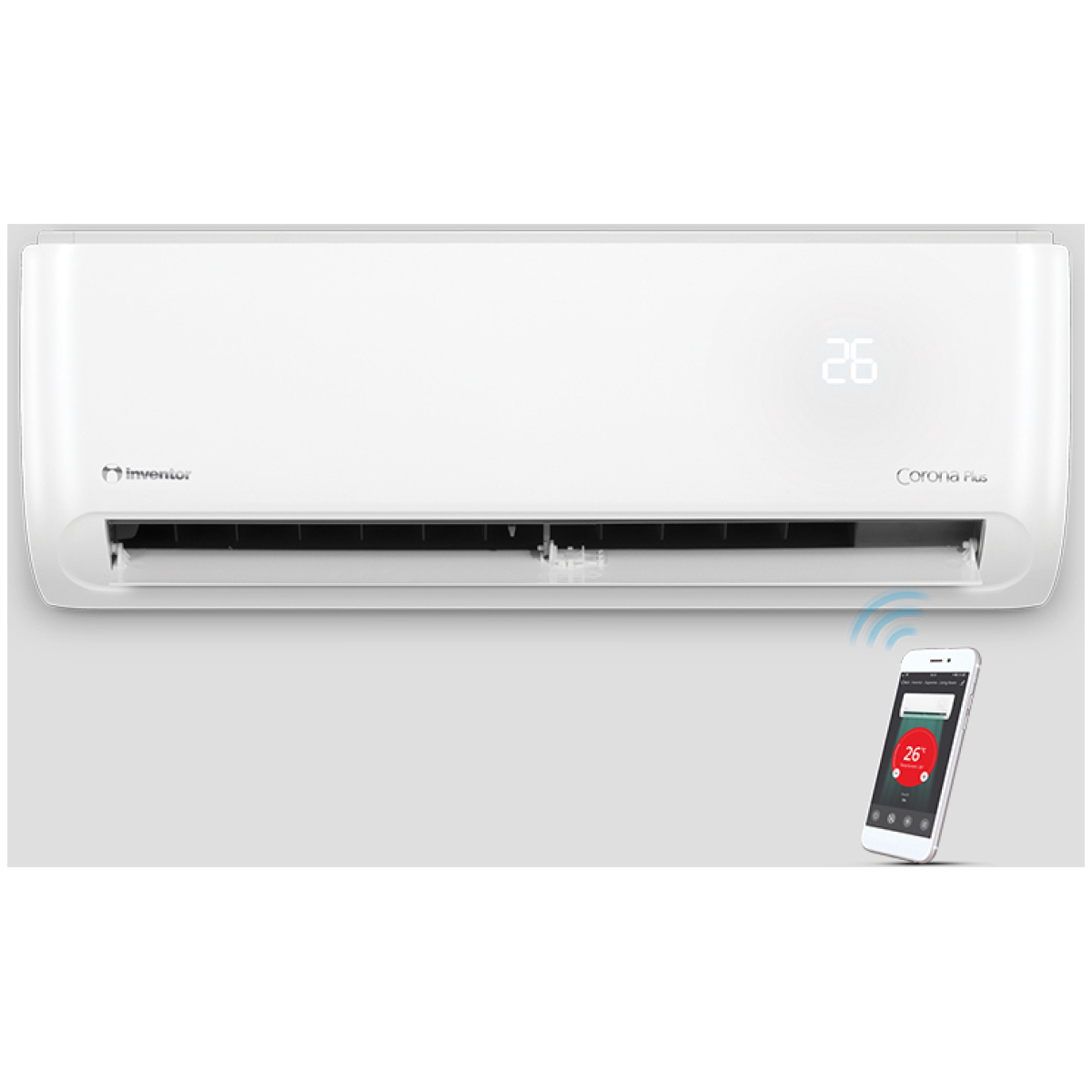 Inventor Corona CR2VI32-18WFIB/ CR2VO32-18B Κλιματιστικό Inverter 18000 BTU A++/A+ με Ιονιστή και WiFi (ΕΩΣ 12 ΔΟΣΕΙΣ) - Image 1