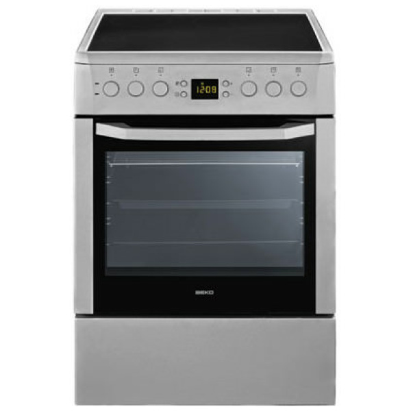 BEKO CSM 67302 GX Κεραμική Κουζίνα 65lt Inox ΕΩΣ 12 ΔΟΣΕΙΣ