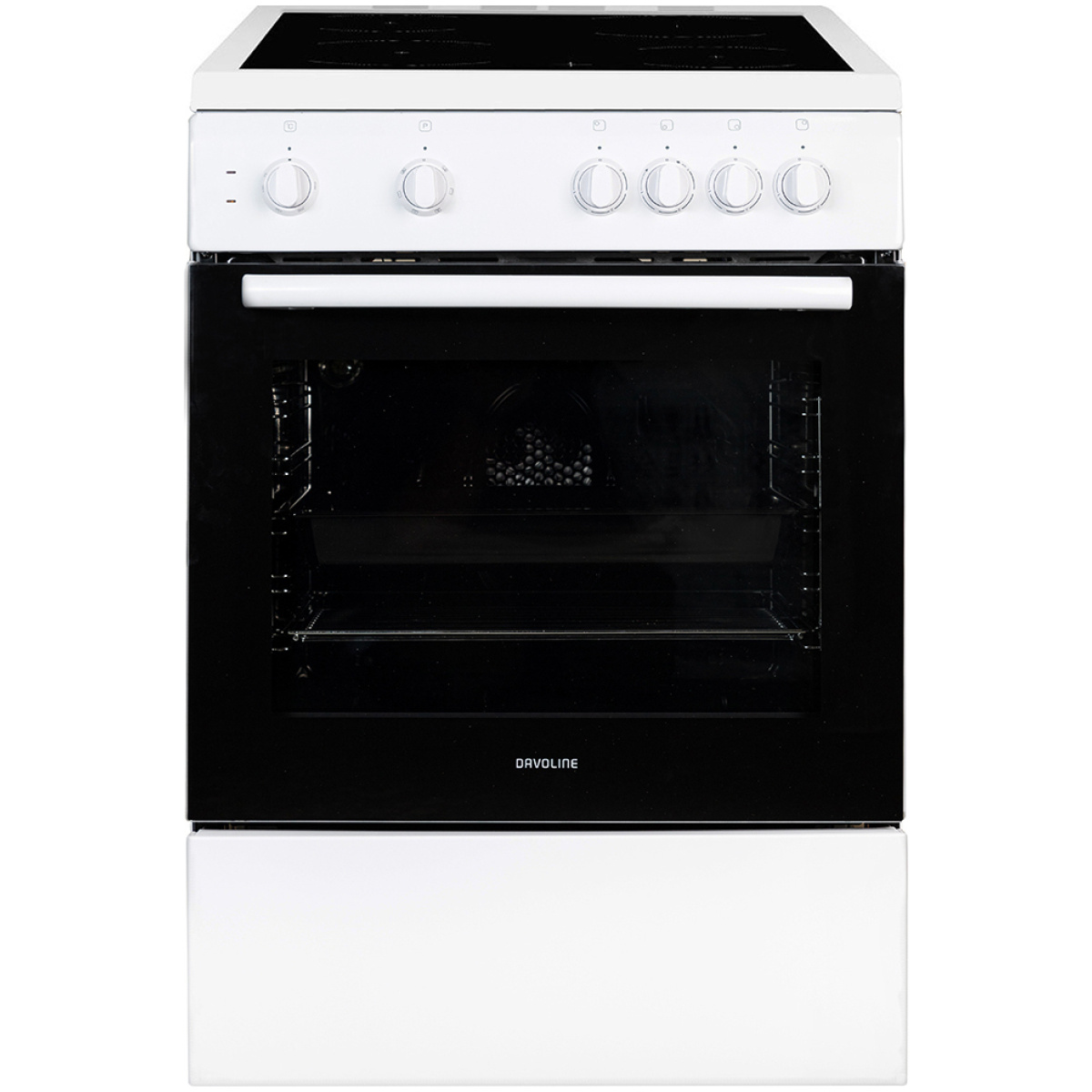 DAVOLINE DAC 600 WH Κουζίνα 73lt με Εστίες Κεραμικές A ΕΩΣ 12 ΔΟΣΕΙΣ - Image 1
