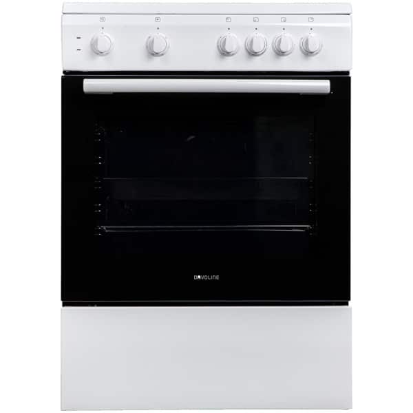 DAVOLINE DAE 600 WH Κουζίνα 72lt με Εστίες Εμαγιέ A ΕΩΣ 12 ΔΟΣΕΙΣ