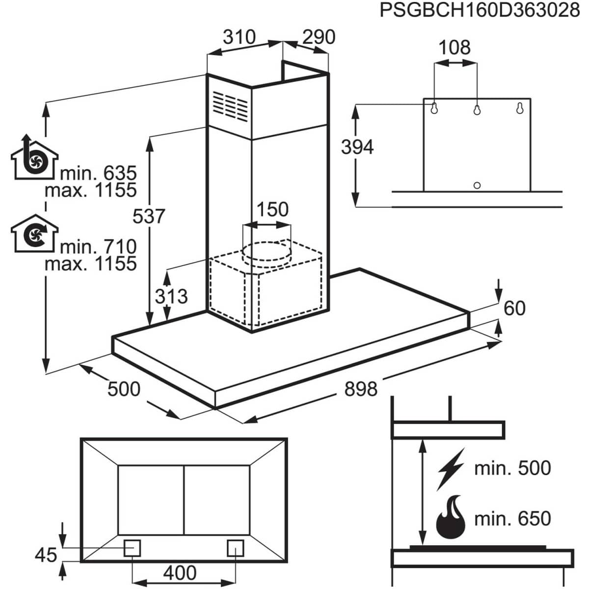 ΑΠΟΡΡΟΦΗΤΗΡΕΣ ΚΑΜΙΝΑΔΑ AEG DBB5960HM ΕΩΣ 12 ΔΟΣΕΙΣ - Image 4