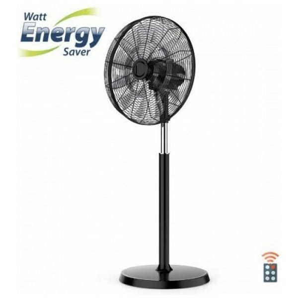 Telemax FS45-DC17ARL Ανεμιστήρας Ορθοστάτης 90W Διαμέτρου 45cm με Τηλεχειριστήριο ΕΩΣ 12 ΔΟΣΕΙΣ