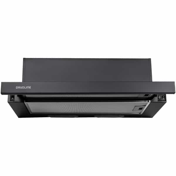 DAVOLINE DELTA GR-BL Απορροφητήρας Συρόμενος Μαύρος 60cm ΕΩΣ 12 ΔΟΣΕΙΣ