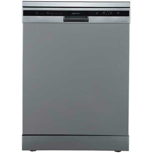 BRANDT DFP129DS Πλυντήριο Πιάτων για 12 Σερβίτσια Π59.8xY84.5εκ. Inox E ΕΩΣ 12 ΔΟΣΕΙΣ