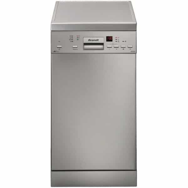 BRANDT DFS1010X Πλυντήριο Πιάτων για 10 Σερβίτσια Π44.8xY84.5εκ. Inox E ΕΩΣ 12 ΔΟΣΕΙΣ