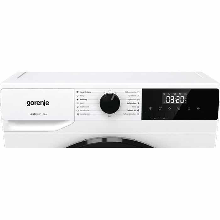 DHNA93-C-3c5.jpeg Gorenje DHNA93 Στεγνωτήριο Ρούχων 9kg, με Αντλία Θερμότητας, A+++, Λευκό (ΕΩΣ 12 ΔΟΣΕΙΣ) - Image 3