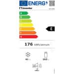 INVENTOR DP1446S Ψυγείο Δίπορτο 204lt Υ143xΠ55xΒ55εκ. Inox ΕΩΣ 12 ΔΟΣΕΙΣ - Image 2