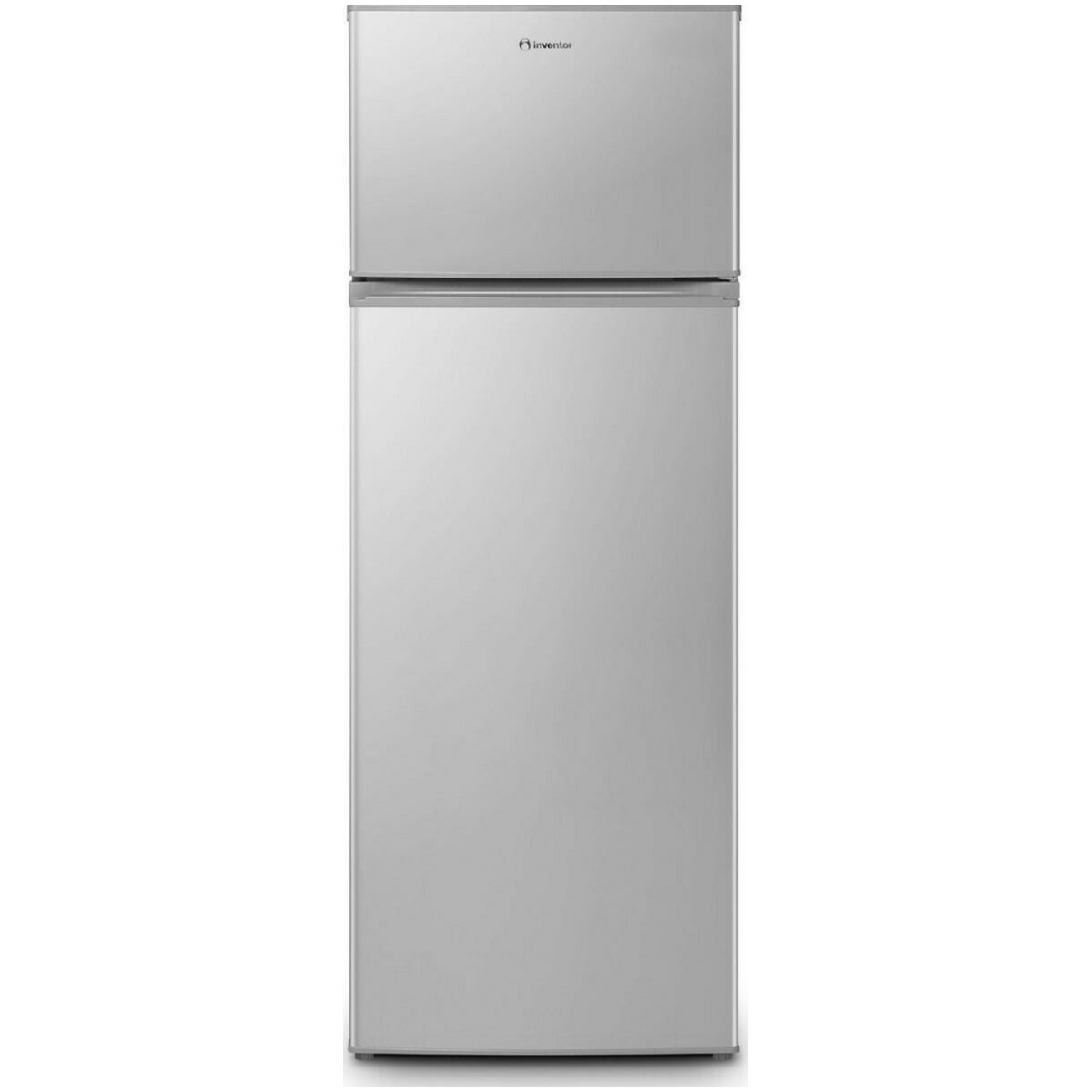 INVENTOR DP1590S  Ψυγείο Δίπορτο Inox 235LT ΕΩΣ 12 ΔΟΣΕΙΣ - Image 1