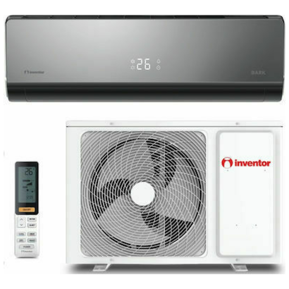 INVENTOR Dark DR2VI32-09WFI/DR2VO32-09 Κλιματιστικό Inverter 9000 BTU A+++/A++ με Ιονιστή και WiFi Black ΕΩΣ 12 ΔΟΣΕΙΣ - Image 3