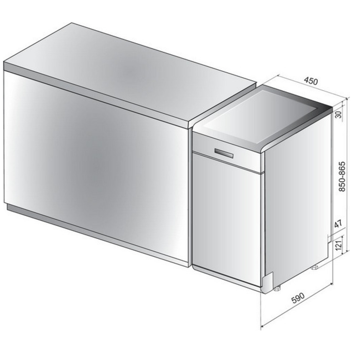 INDESIT DSFO 3T224C Πλυντήριο Πιάτων ΕΩΣ 12 ΔΟΣΕΙΣ - Image 4