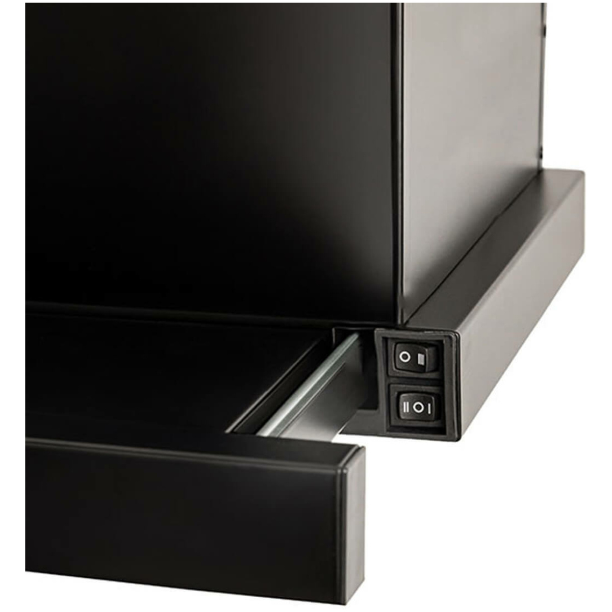 Davoline Omega Plus Συρόμενος Απορροφητήρας 60cm Black (ΕΩΣ 12 ΔΟΣΕΙΣ) - Image 3