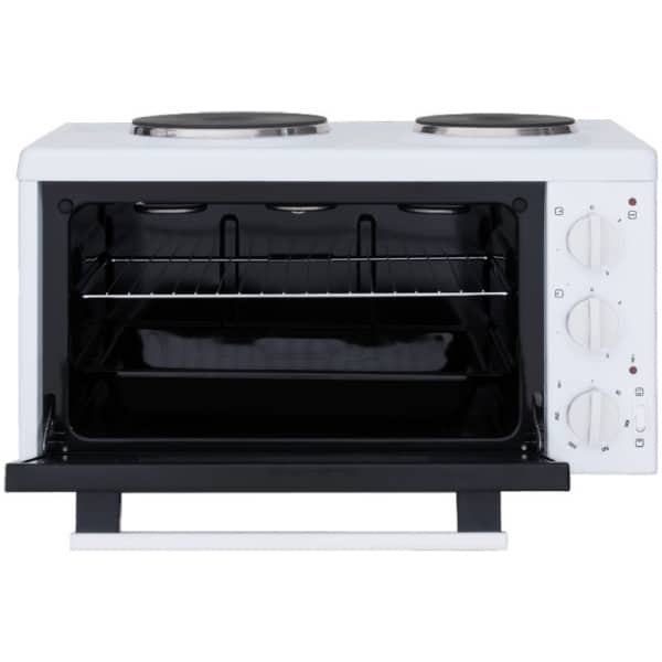 DAVOLINE EC 400 Chef Ηλεκτρικό Φουρνάκι 28lt με 2 Εστίες ΕΩΣ 12 ΔΟΣΕΙΣ