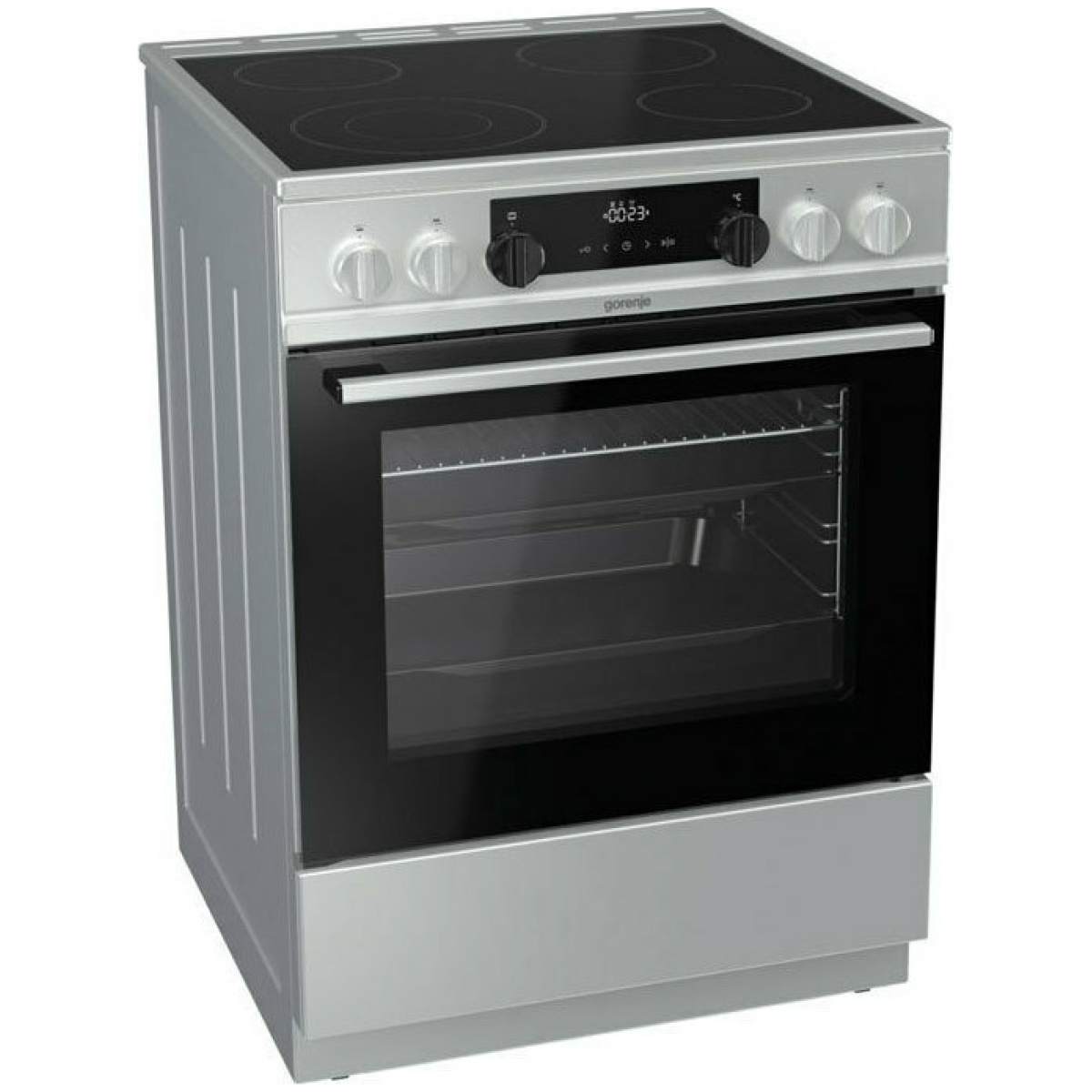 GORENJE EC6351XC Κουζίνα 65lt με Εστίες Κεραμικές Inox A ΕΩΣ 12 ΔΟΣΕΙΣ - Image 1