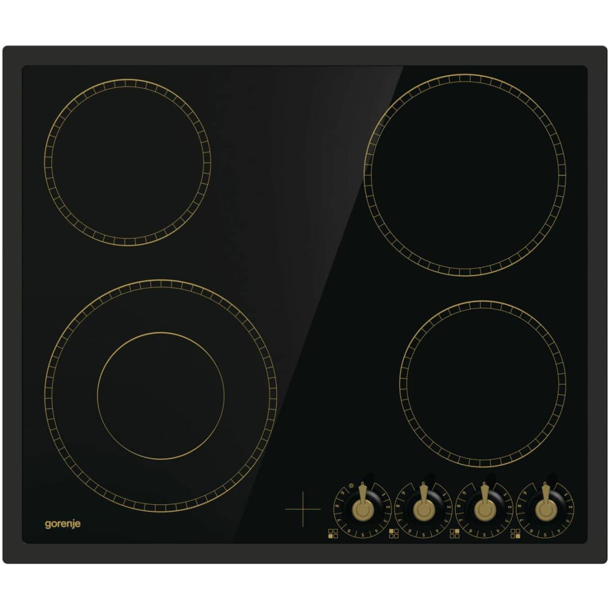 GORENJE EC642CLB Εστία Κεραμική Classico 59.5cm Μαύρη ΕΩΣ 12 ΔΟΣΕΙΣ - Image 1