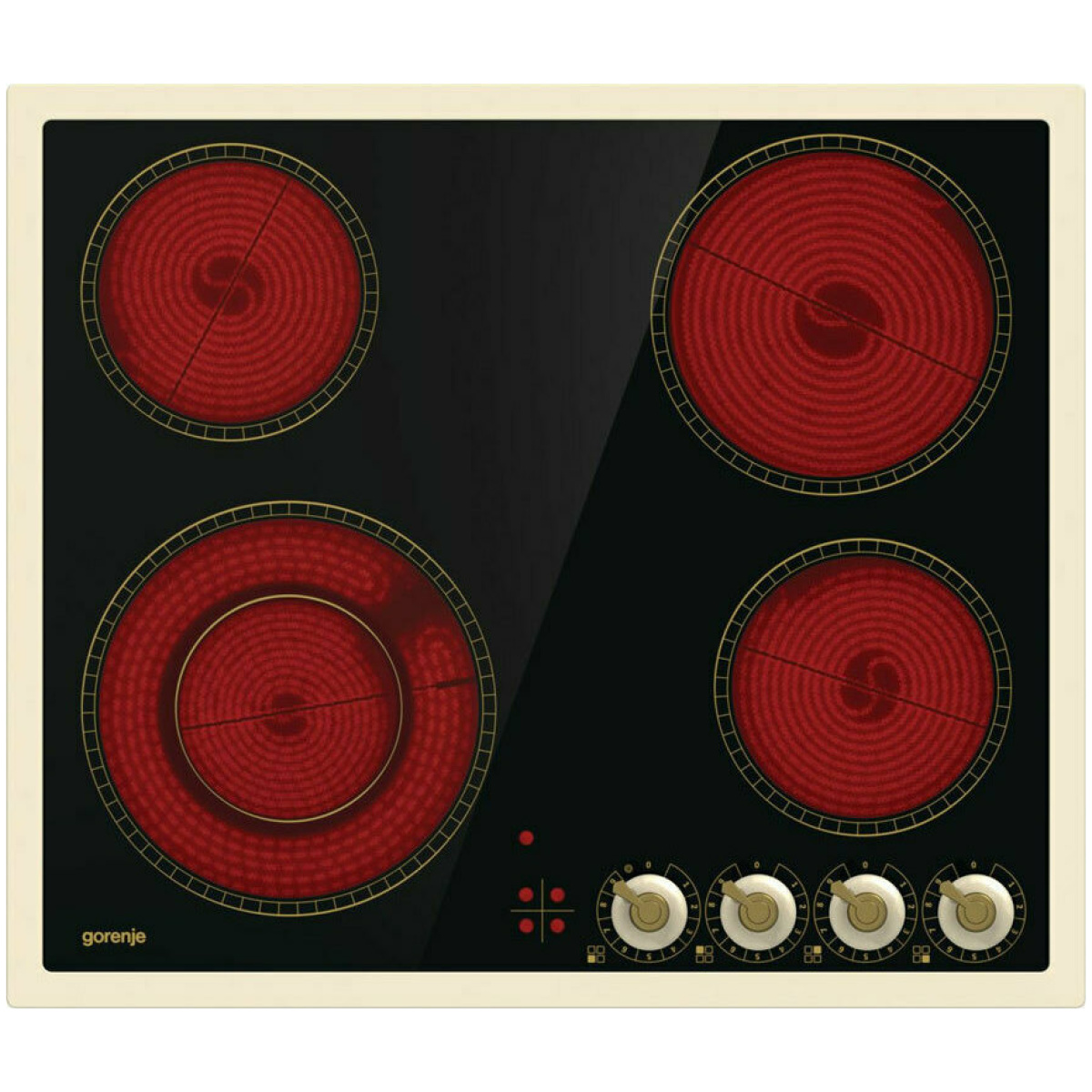 GORENJE EC642CLI Εστία Κεραμική Classico 59.5cm Μπεζ ΕΩΣ 12 ΔΟΣΕΙΣ - Image 3