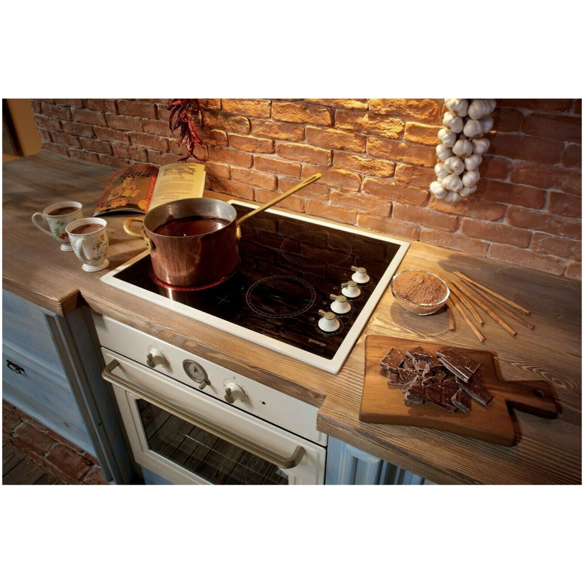 GORENJE EC642CLI Εστία Κεραμική Classico 59.5cm Μπεζ ΕΩΣ 12 ΔΟΣΕΙΣ - Image 6