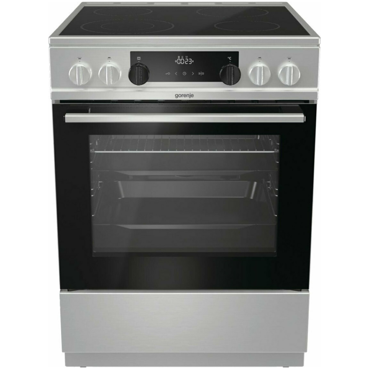 GORENJE ECS6350XC Κουζίνα Ηλεκτρική 71lt με Εστίες Κεραμικές Inox Α ΕΩΣ 12 ΔΟΣΕΙΣ - Image 1