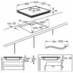 ELECTROLUX EIS6134 BI Επαγωγική Εστία Αυτόνομη 59x52cm ΕΩΣ 12 ΔΟΣΕΙΣ - Image 2