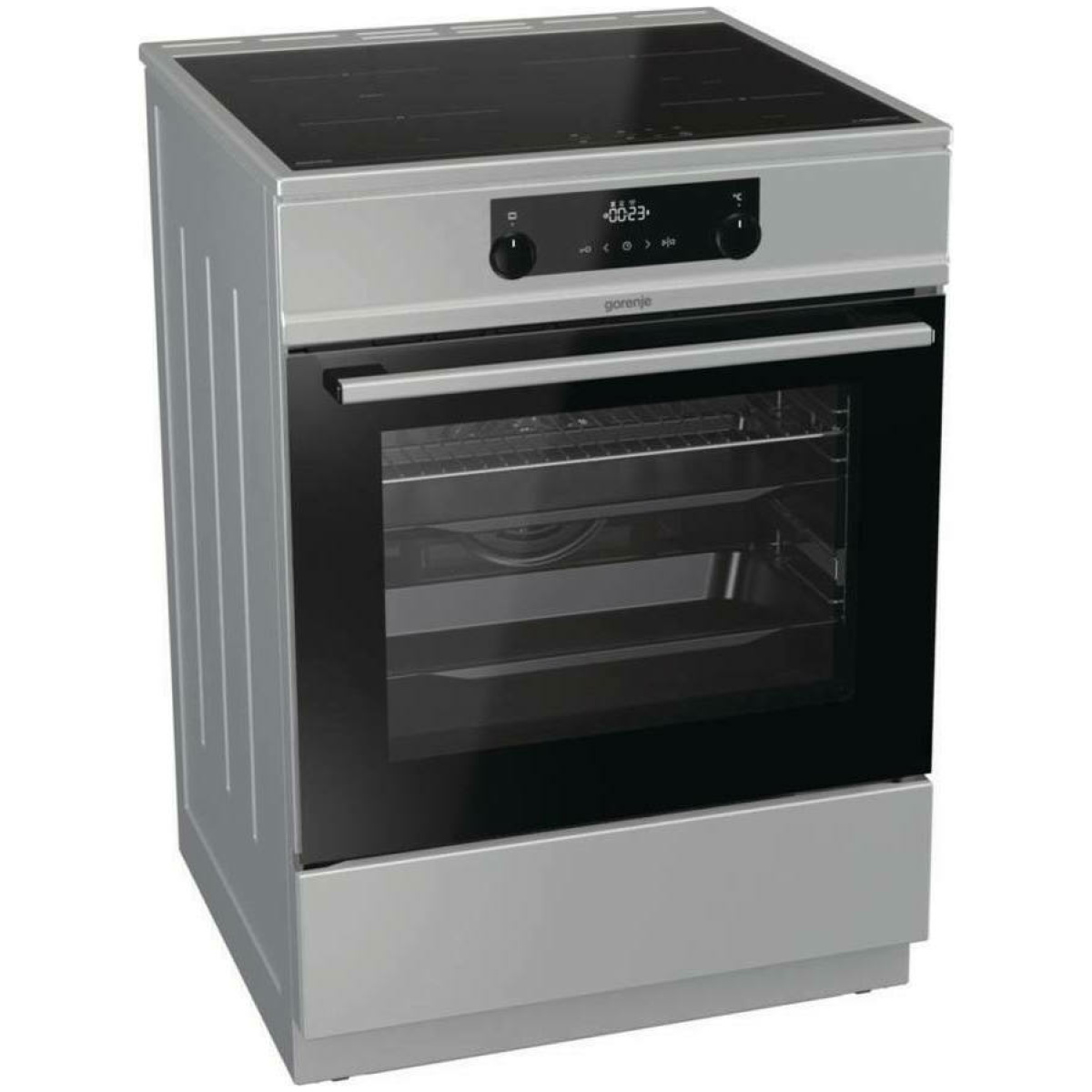 GORENJE EIT6355XPD Κουζίνα Ηλεκτρική 71lt με Εστίες Επαγωγικές Inox A ΕΩΣ 12 ΔΟΣΕΙΣ - Image 1