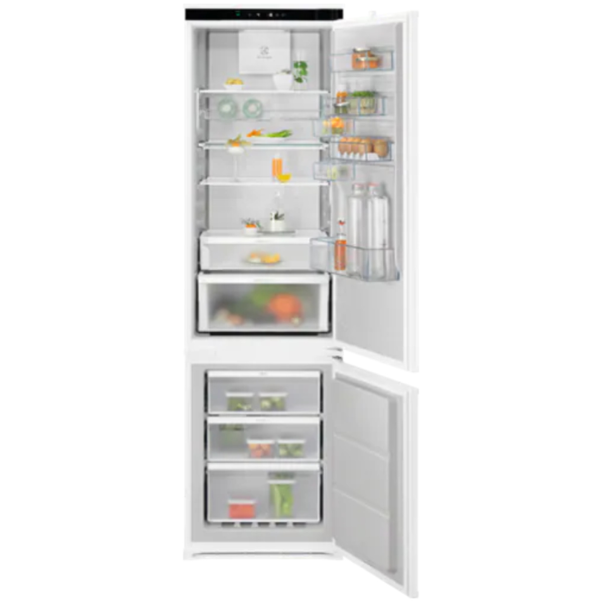 ELECTROLUX ENP7MD19S Εντοιχιζόμενος Ψυγειοκαταψύκτης 269lt Υ1894xΠ56xΒ55εκ. No Frost D ΕΩΣ 12 ΔΟΣΕΙΣ - Image 1