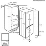 ELECTROLUX ENT6TE18S Εντοιχιζόμενος Ψυγειοκαταψύκτης NoFrost E ΕΩΣ 12 ΔΟΣΕΙΣ - Image 4