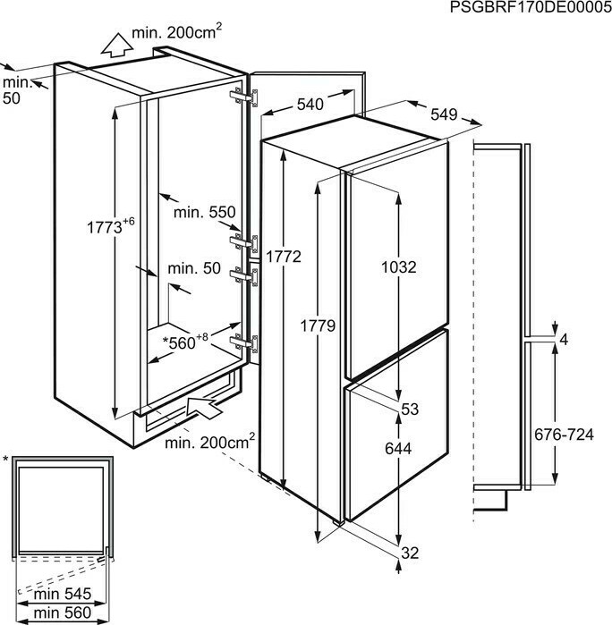 ENT6TE18S_04-925.jpeg ELECTROLUX ENT6TE18S Εντοιχιζόμενος Ψυγειοκαταψύκτης NoFrost E ΕΩΣ 12 ΔΟΣΕΙΣ - Image 4