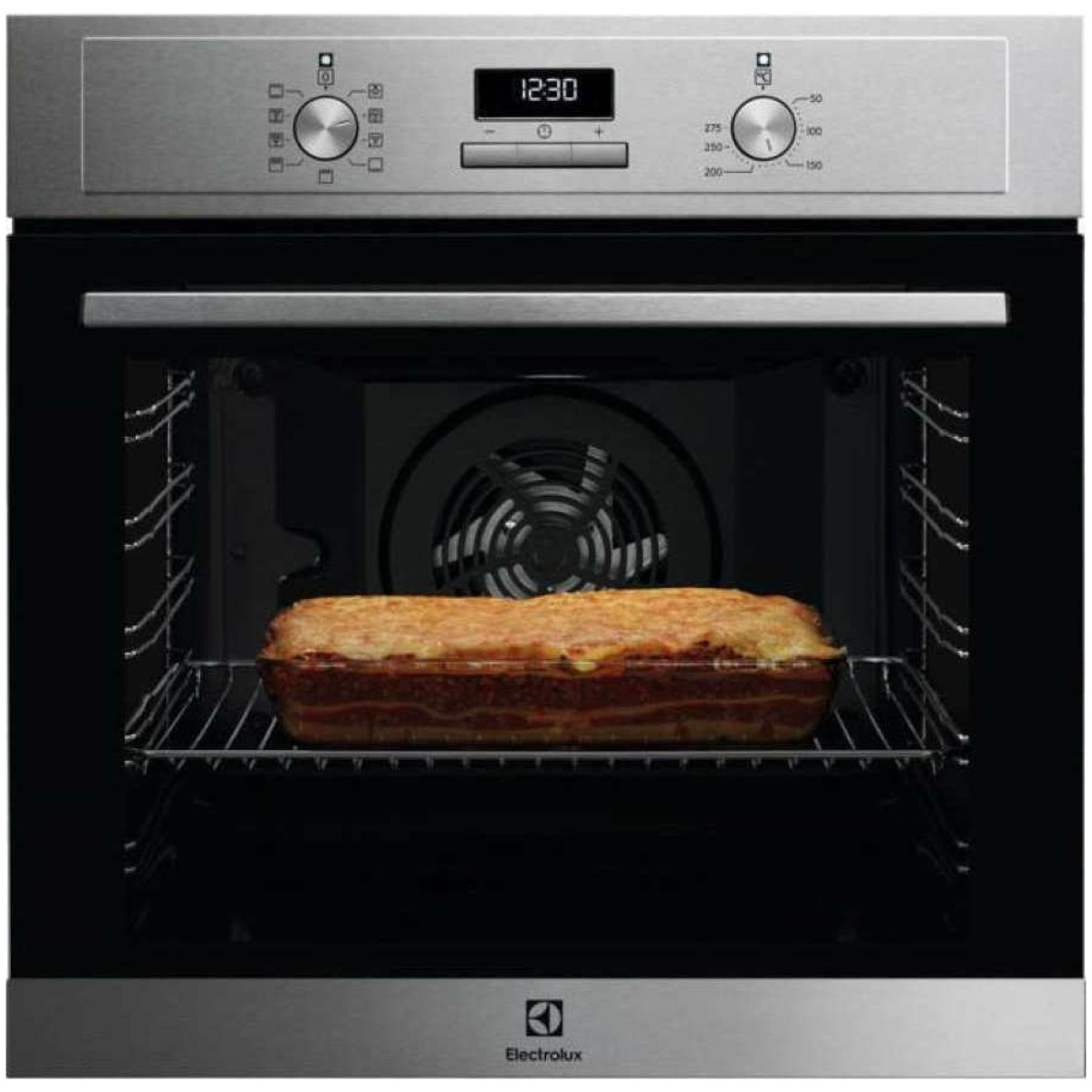 ELECTROLUX EOF3H40X Φούρνος Εντοιχιζόμενος Μαύρο 72lt A ΕΩΣ 12 ΔΟΣΕΙΣ - Image 1
