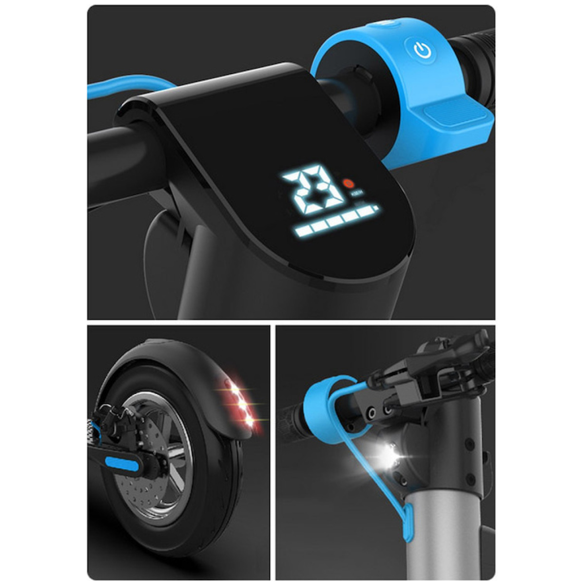 BLAUPUNKT ESC910.2 Ηλεκτρικό Πατίνι με 25km/h max Ταχύτητα και 40km Αυτονομία ΕΩΣ 12 ΔΟΣΕΙΣ - Image 3