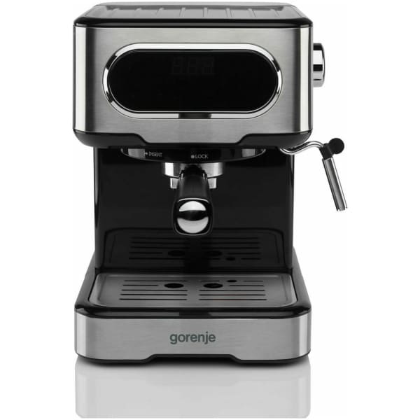 GORENJE ESCM15DBK Αυτόματη Μηχανή Espresso 1100W Πίεσης 15bar ΕΩΣ 12 ΔΟΣΕΙΣ
