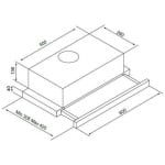 DAVOLINE ESSE PLUS Συρόμενος Απορροφητήρας 60cm Καφέ ΕΩΣ 12 ΔΟΣΕΙΣ - Image 2