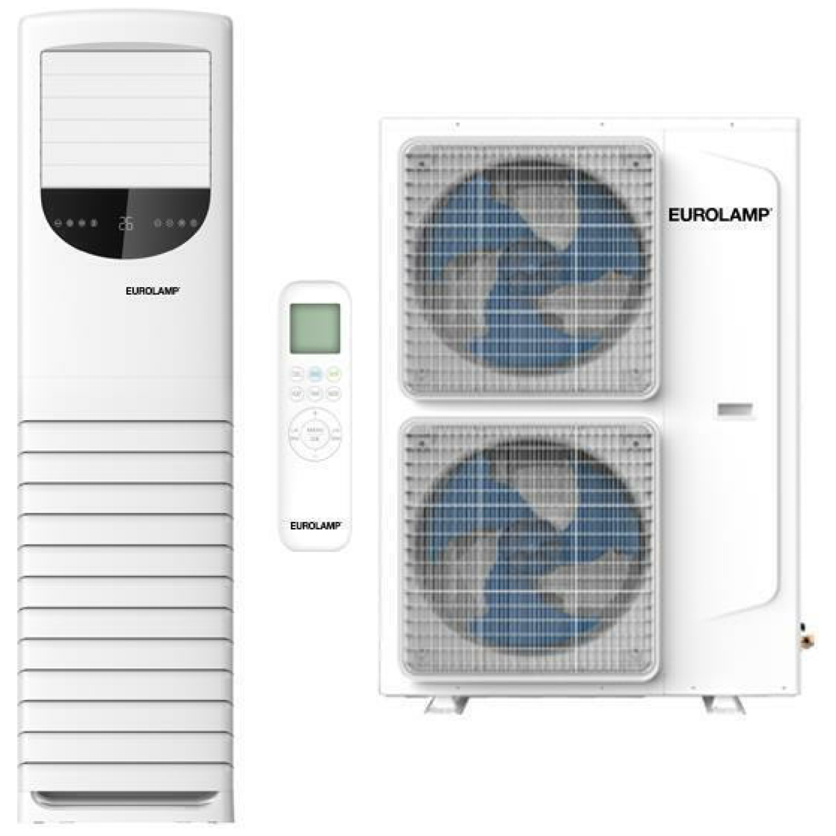 ΣΕΤ ΚΛΙΜΑ ΝΤΟΥΛΑΠΑ EUROLAMP 300-28110 ΕΠΑΓΓΕΛΜΑΤΙΚΟ INVERTER 48000 BTU ΕΩΣ 12 ΔΟΣΕΙΣ - Image 1