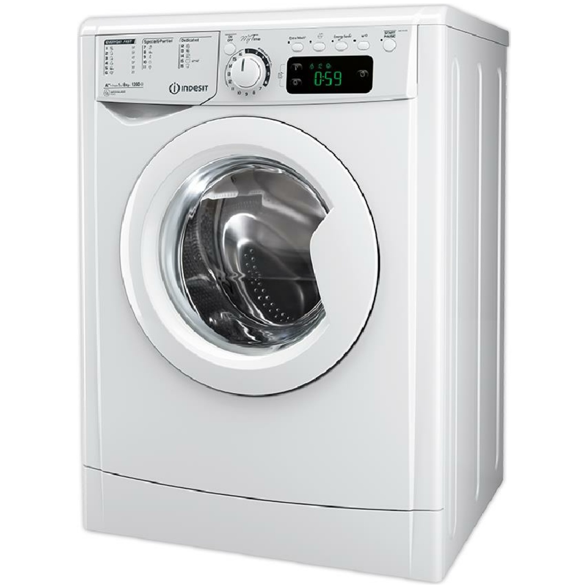 INDESIT EWE81283WEU Πλυντήριο Ρούχων 8KG A+++ ΕΩΣ 12 ΔΟΣΕΙΣ - Image 1