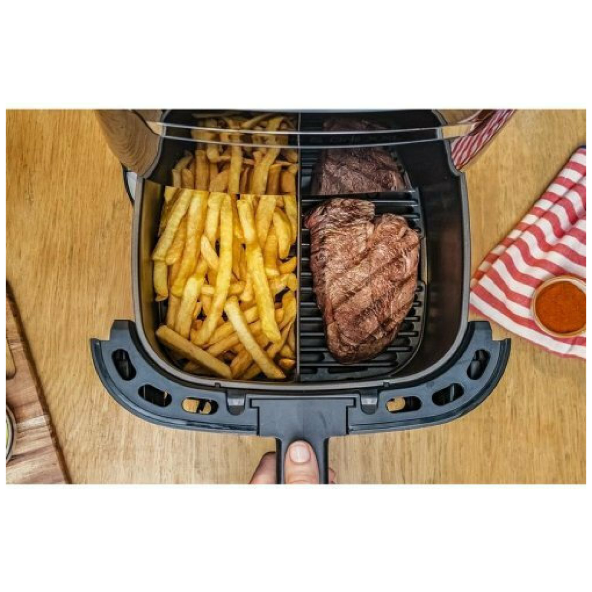 Tefal EY801D15 Φριτέζα Αέρος με Αποσπώμενο Κάδο 6.5lt INOX ΕΩΣ 12 ΔΟΣΕΙΣ - Image 2