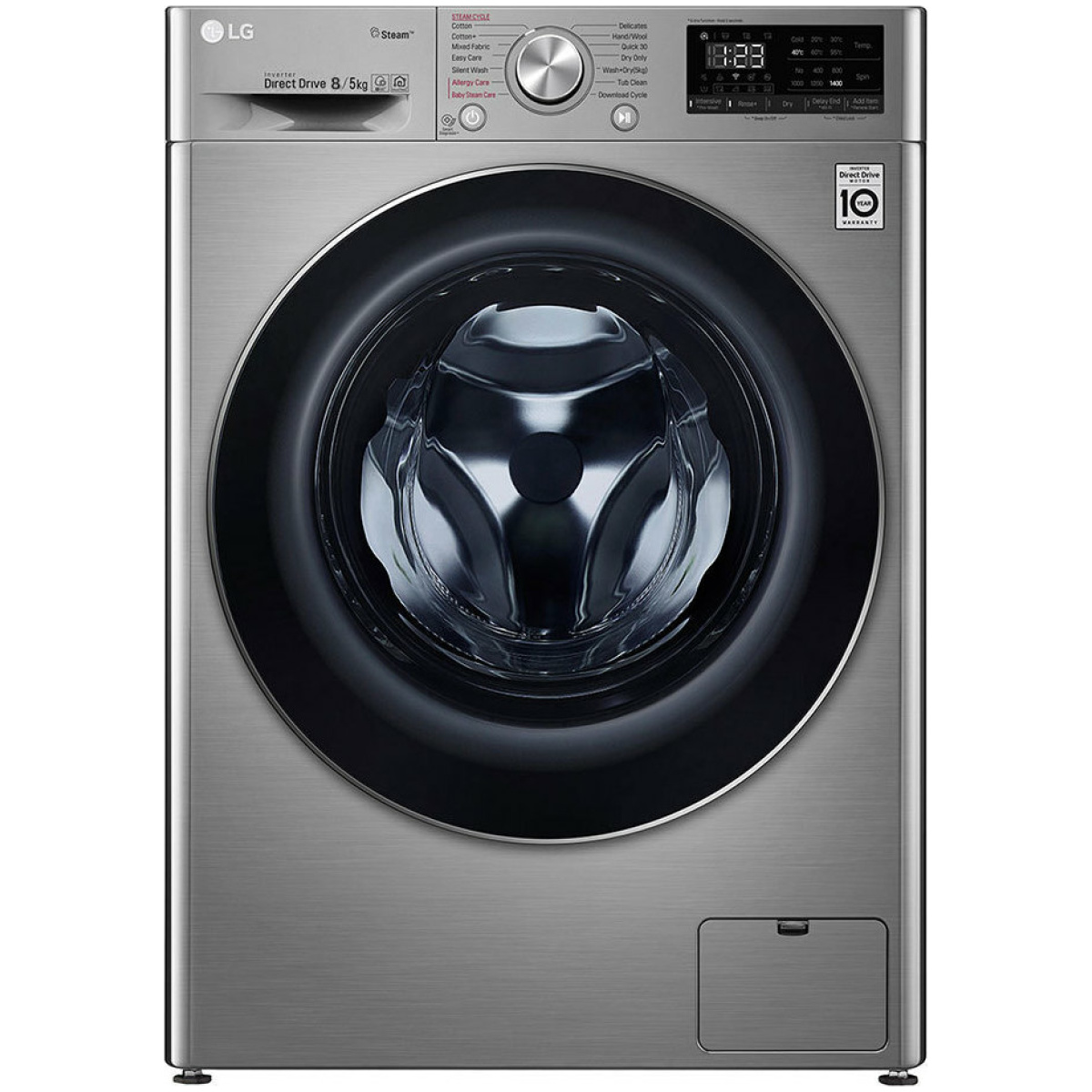 LG F4DV408S2T Πλυντήριο-Στεγνωτήριο Ρούχων 8kg/5kg Ατμού 1400 Στροφές με Wi-Fi E/D ΕΩΣ 12 ΔΟΣΕΙΣ - Image 1
