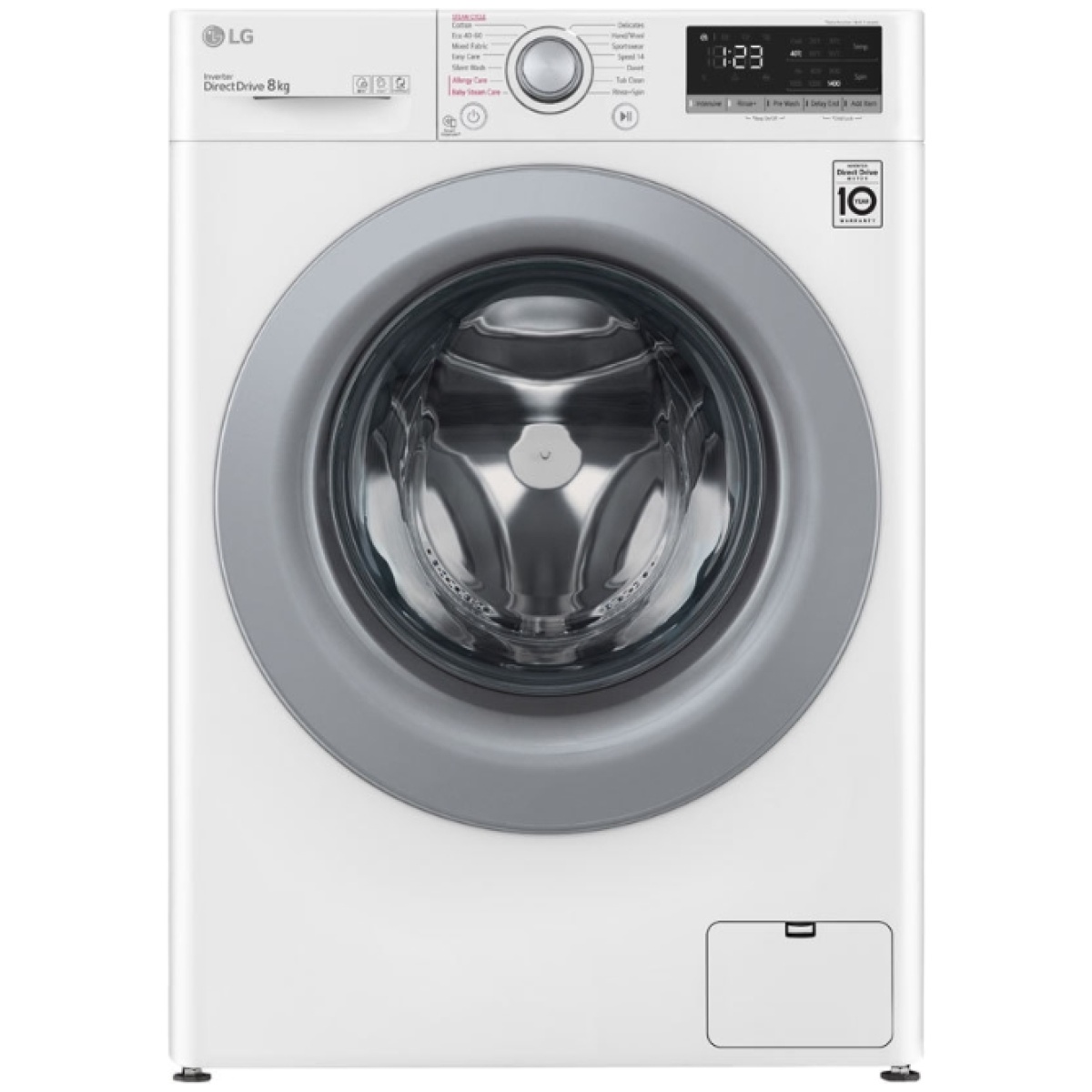 LG F4WV308S4U Πλυντήριο Ρούχων 8kg 1400 Στροφών B ΕΩΣ 12 ΔΟΣΕΙΣ - Image 1
