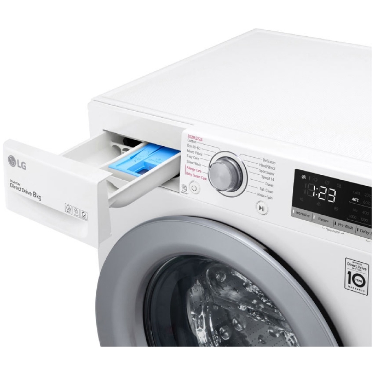 LG F4WV308S4U Πλυντήριο Ρούχων 8kg 1400 Στροφών B ΕΩΣ 12 ΔΟΣΕΙΣ - Image 2