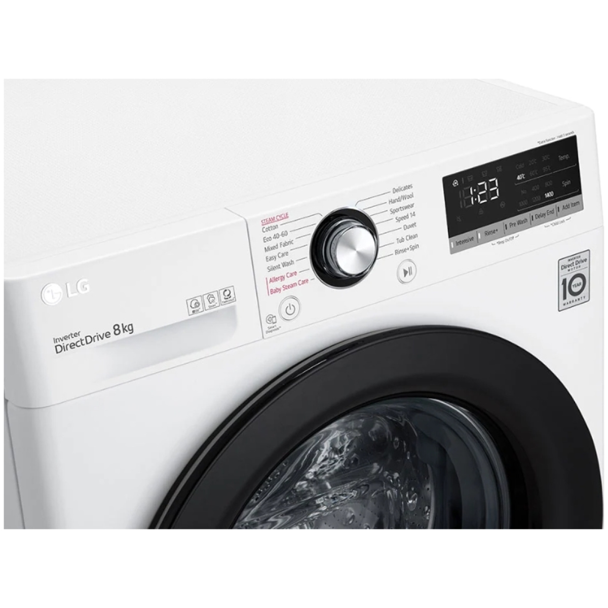 LG F4WV308S6U Πλυντήριο Ρούχων 8kg 1400 Στροφών ΕΩΣ 12 ΔΟΣΕΙΣ - Image 3