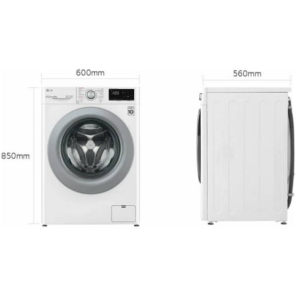 LG F4WV309S4E Πλυντήριο Ρούχων 9kg B ΕΩΣ 12 ΔΟΣΕΙΣ