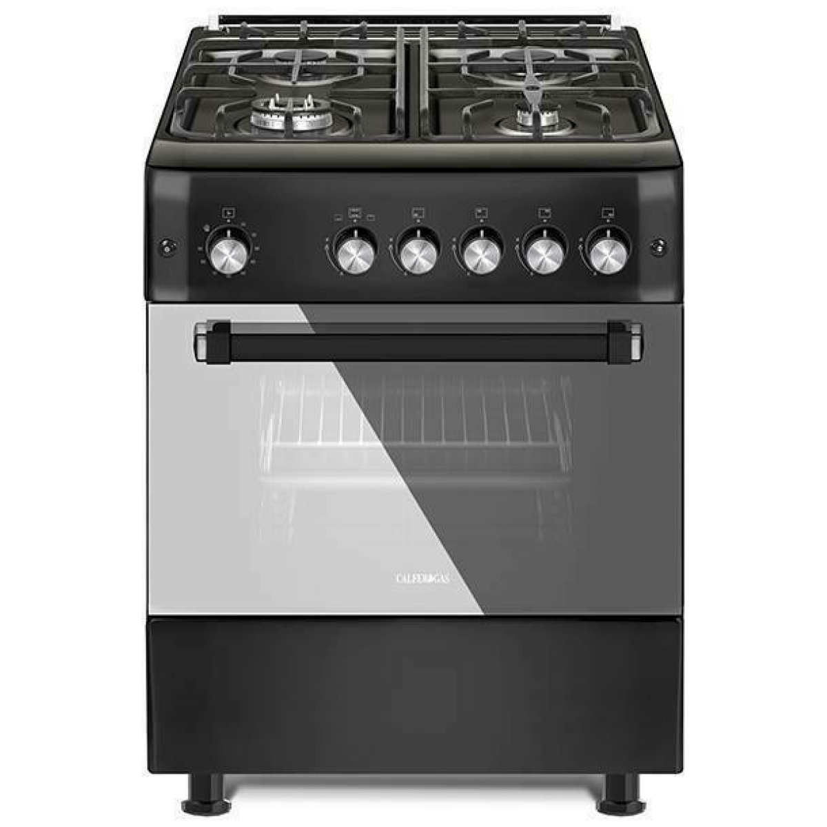 Calfer Gas F6TX40GF-BT ΚΟΥΖΙΝΑ ΑΕΡΙΟΥ ΜΑΥΡΗ 60CM ΕΩΣ 12 ΔΟΣΕΙΣ - Image 1