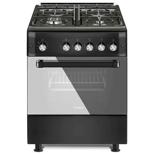 Calfer Gas F6TX40GF-BT ΚΟΥΖΙΝΑ ΑΕΡΙΟΥ ΜΑΥΡΗ 60CM ΕΩΣ 12 ΔΟΣΕΙΣ