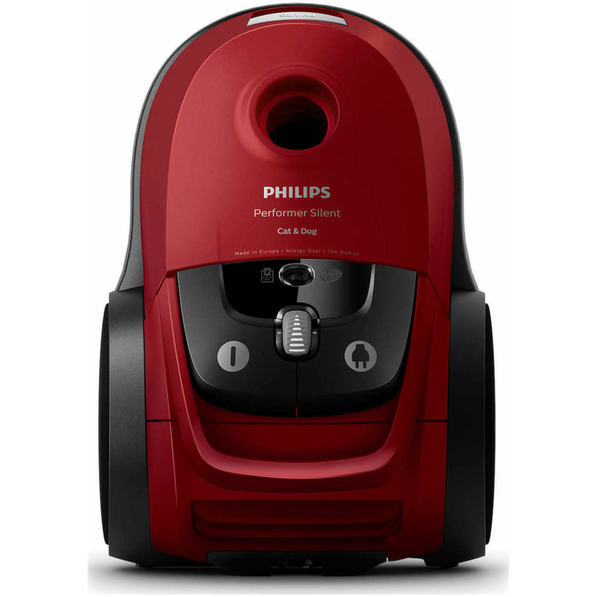 Philips FC8784/09 Performer Silent Ηλεκτρική Σκούπα 750W με Σακούλα 4lt Κόκκινη (ΕΩΣ 12 ΔΟΣΕΙΣ) - Image 2