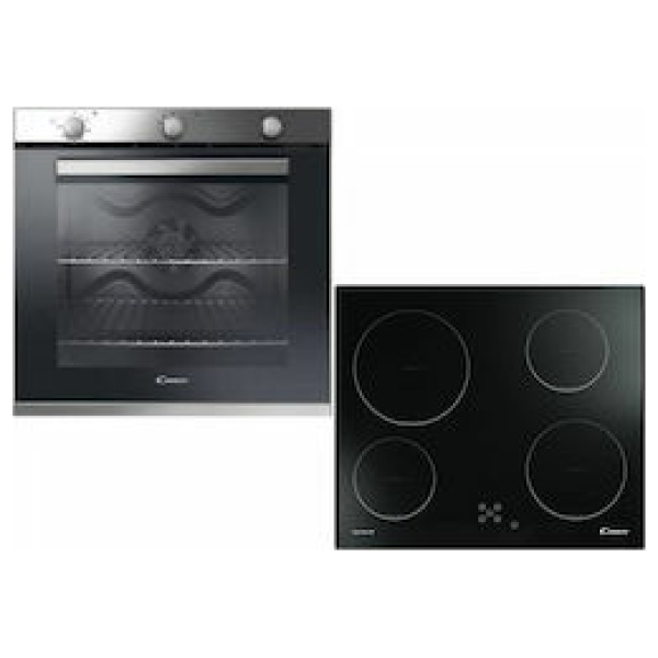 ΕΝΤΟΙΧΙΖΟΜΕΝΟΙ ΦΟΥΡΝΟΙ ΑΝΩ ΠΑΓΚΟΥ CANDY FCXP613XE + CH64CCB ΕΩΣ 12 ΔΟΣΕΙΣ
