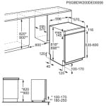 AEG FEE53610ZM Εντοιχιζόμενο Πλυντήριο Πιάτων 13 Σερβίτσια Π59.6xY81.8εκ. Λευκό D ΕΩΣ 12 ΔΟΣΕΙΣ - Image 3