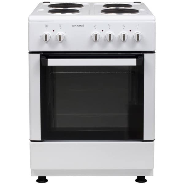 Snaige FF6304 Κουζίνα 64lt με Εμαγιέ Εστίες Π60εκ. Λευκή ΕΩΣ 12 ΔΟΣΕΙΣ