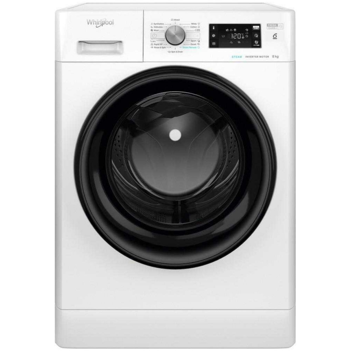 WHIRLPOOL FFB8248BVEE Πλυντήριο Ρούχων με Ατμό 8KG A+++ ΕΩΣ 12 ΔΟΣΕΙΣ - Image 1