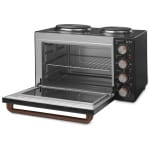 Izzy IZ-8009 Ηλεκτρικό Φουρνάκι 35lt με 2 Εστίες ΕΩΣ 12 ΔΟΣΕΙΣ - Image 2