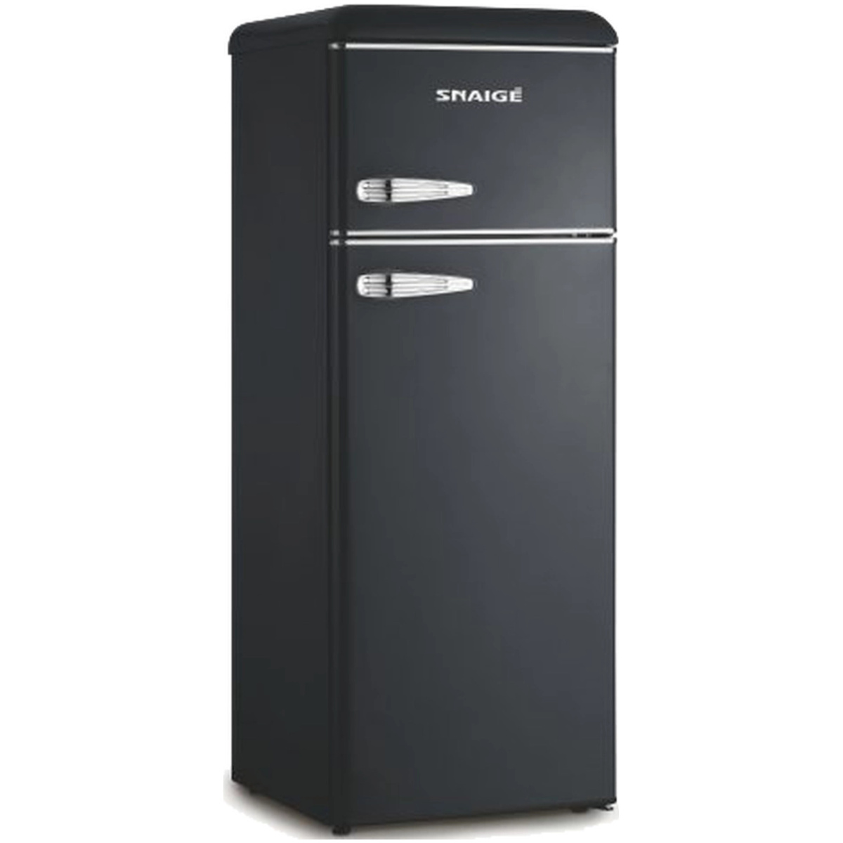 SNAIGE FR24SM-PRJ30E3 Retro Ψυγείο Δίπορτο 209lt Υ147.5xΠ56xΒ63εκ. Μαύρο E ΕΩΣ 12 ΔΟΣΕΙΣ - Image 1