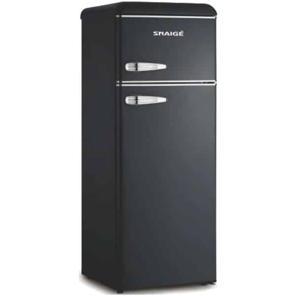 SNAIGE FR24SM-PRJ30E3 Retro Ψυγείο Δίπορτο 209lt Υ147.5xΠ56xΒ63εκ. Μαύρο E ΕΩΣ 12 ΔΟΣΕΙΣ
